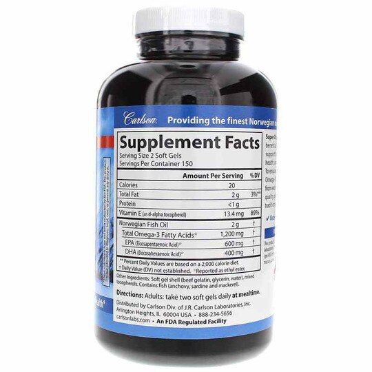 Super Omega-3 Gems 1,200 Mg, CL